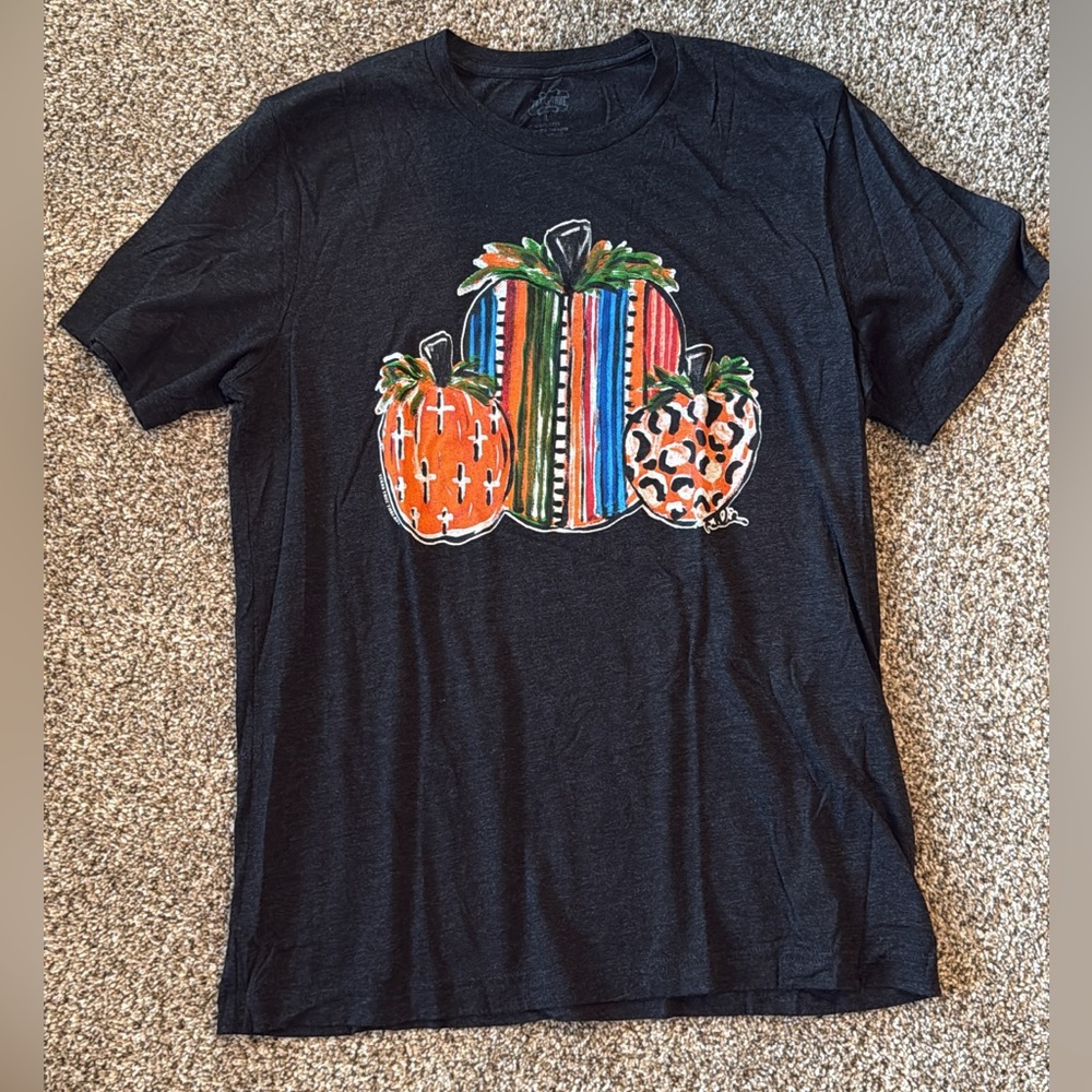 Black Pumpkin Graphic T-Shirt